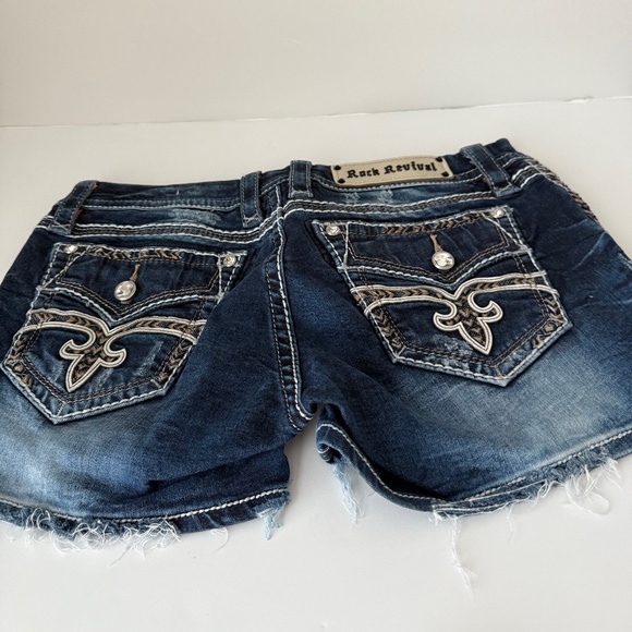 Rock Revival Linneti Denim Shorts - Size 29 - Picture 2 of 4